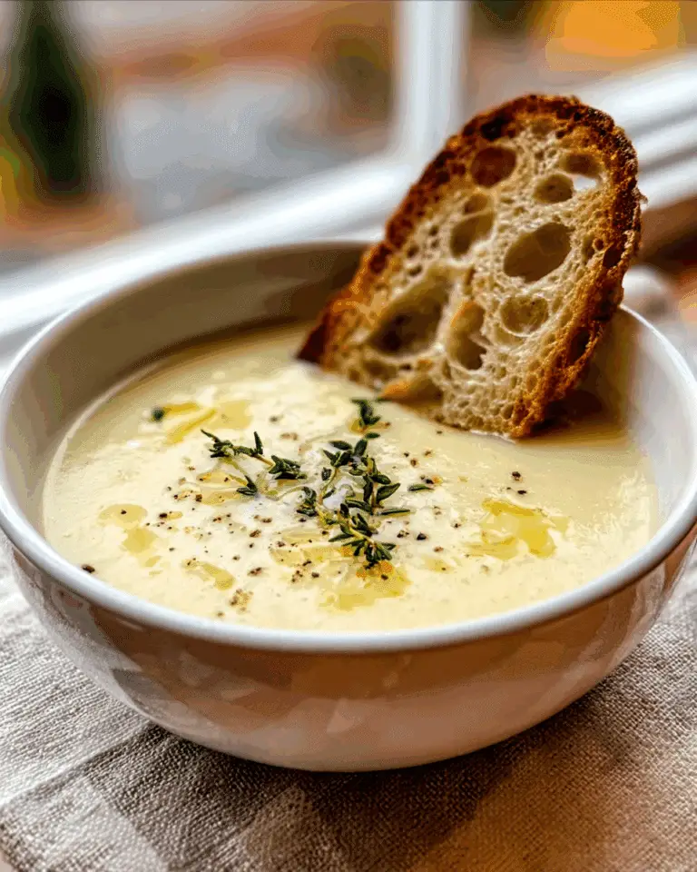 Savory French Garlic Soup Recipe