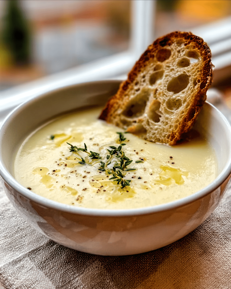 Savory French Garlic Soup Recipe