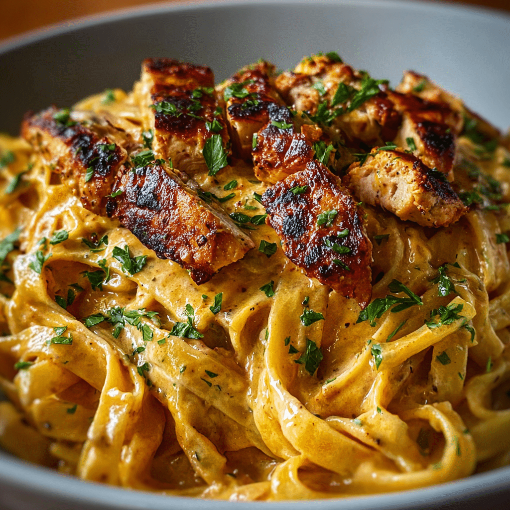 THE BEST COWBOY BUTTER CHICKEN LINGUINE Recipe - Recipe Image