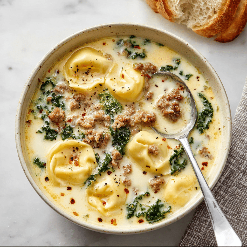 Sausage Tortellini Soup Recipe - Recipe Image