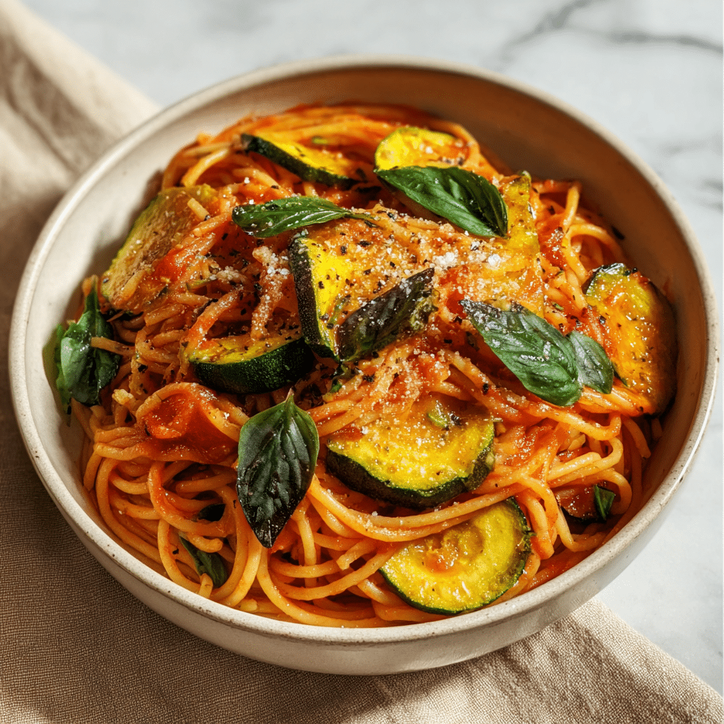 One Pot Veggie Spaghetti: An Incredible Ultimate Recipe - Recipe Image