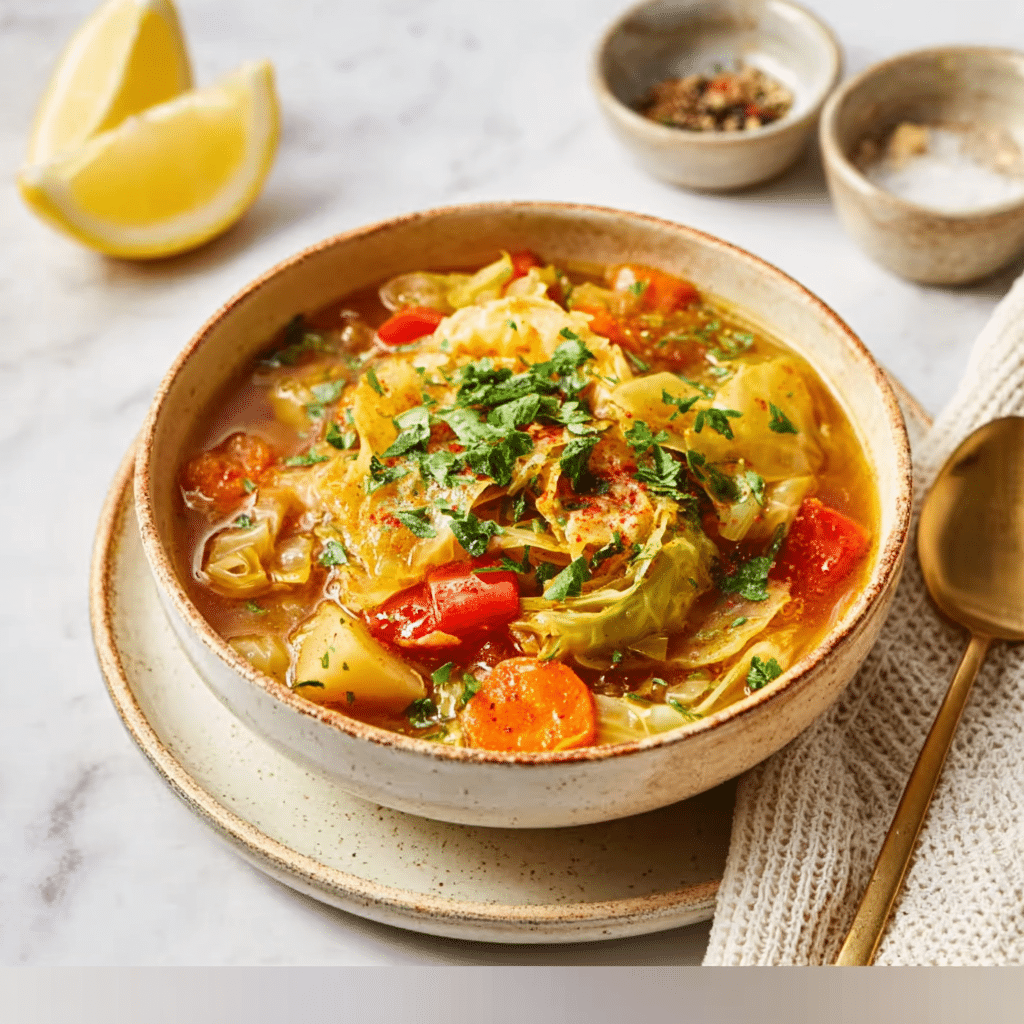 Cabbage Fat-burning Soup Recipe - Recipe Image