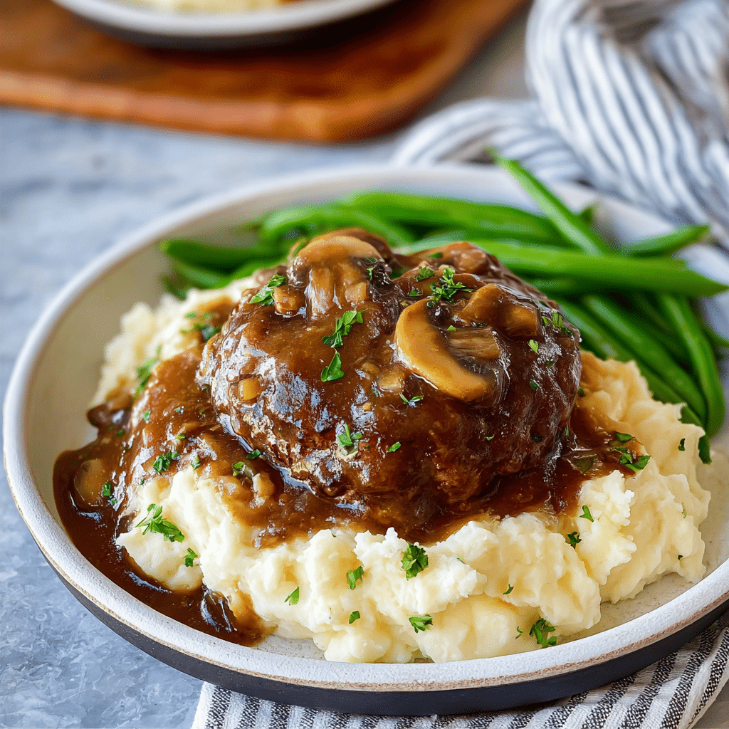 Quick and Easy Salisbury Steak Recipe - Recipe Image