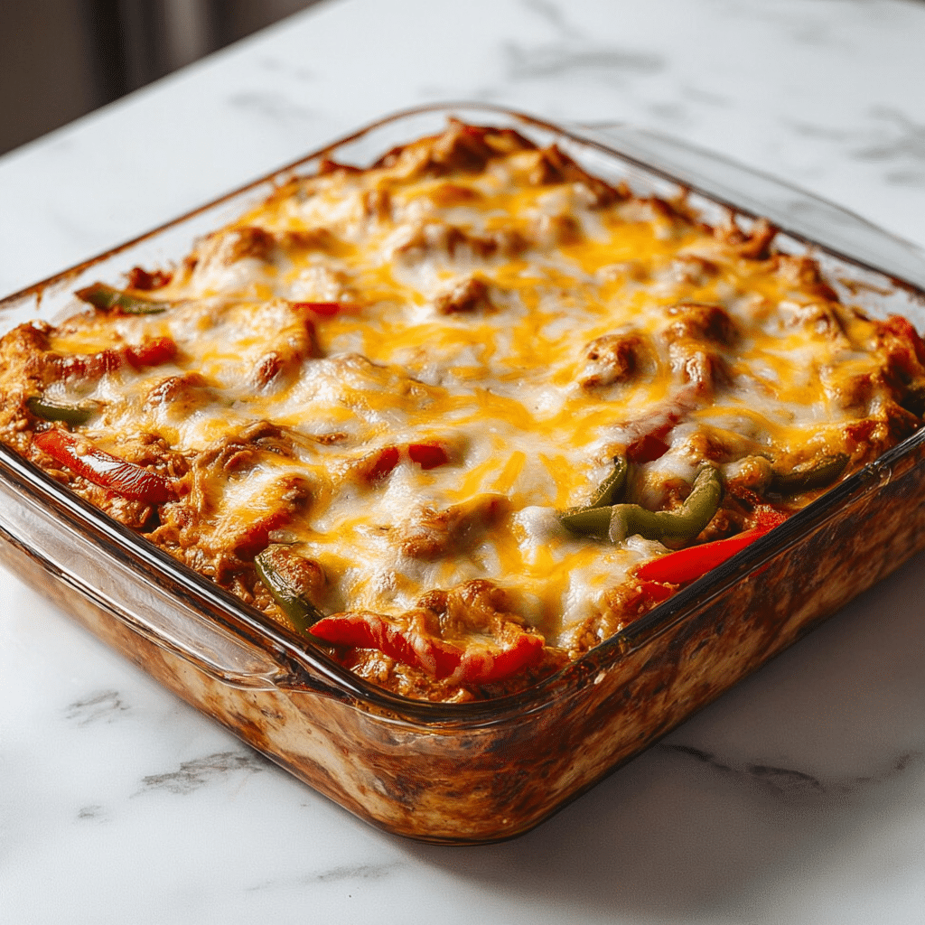 Chicken Fajita Casserole Recipe - Recipe Image