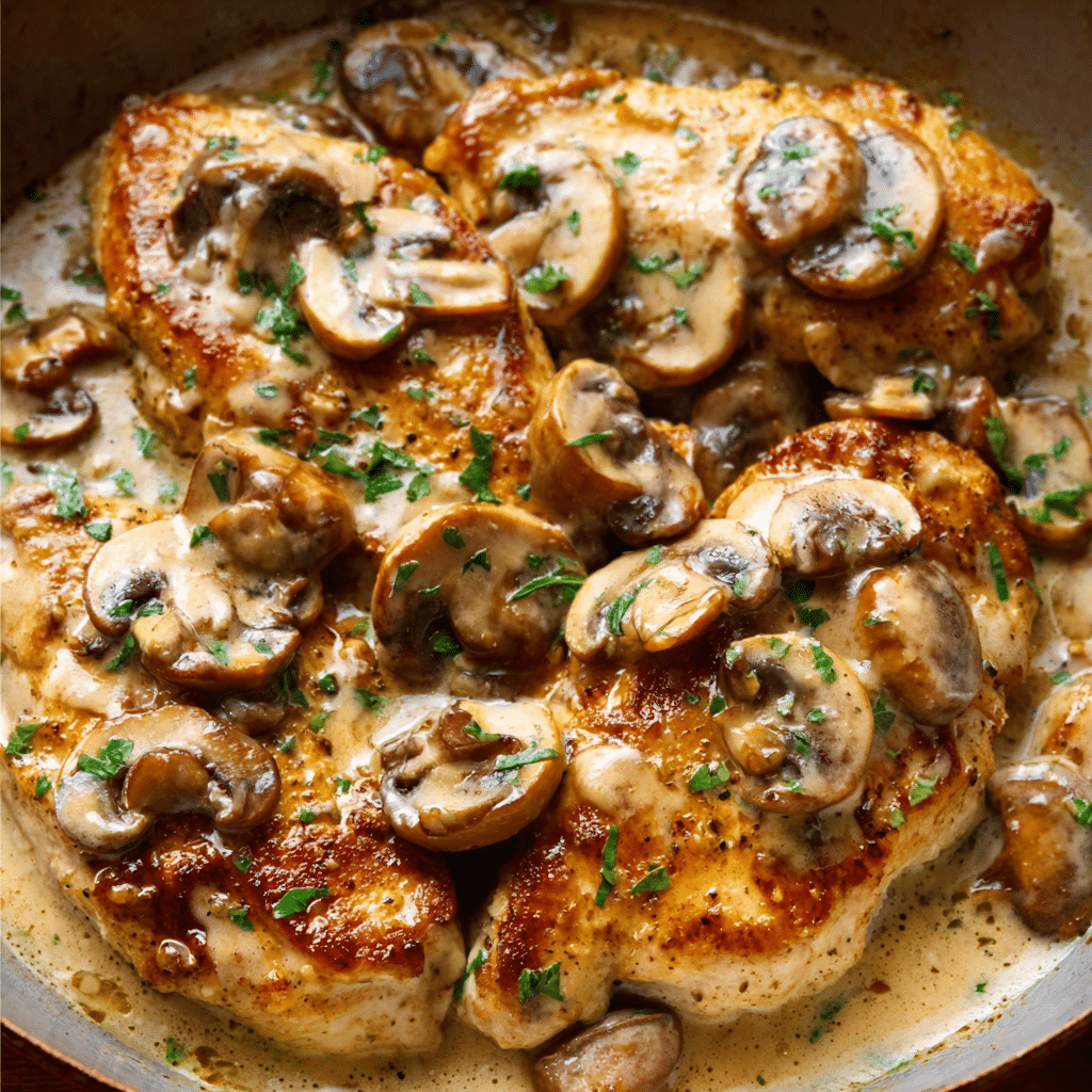 Slow Cooker Chicken Marsala Recipe - Recipe Image