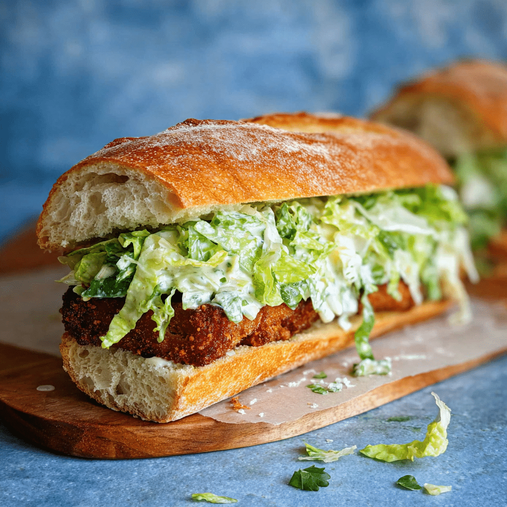 Crispy Chicken Caesar Sandwich Recipe - Recipe Image