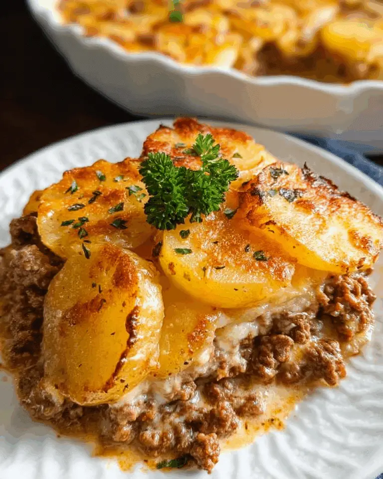 Easy 5-Ingredient Hamburger & Potato Casserole Recipe