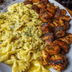 The Best Cajun Chicken Bowties in Creamy Mozzarella Sauce Recipe