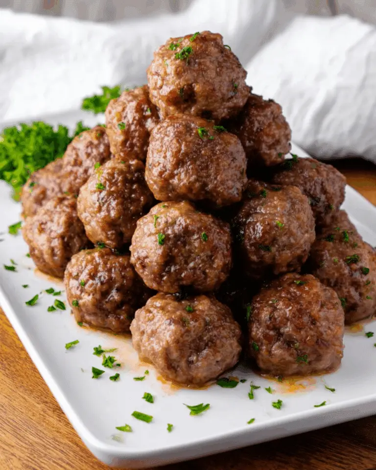 Best Italian Oven Baked Meatballs Recipe