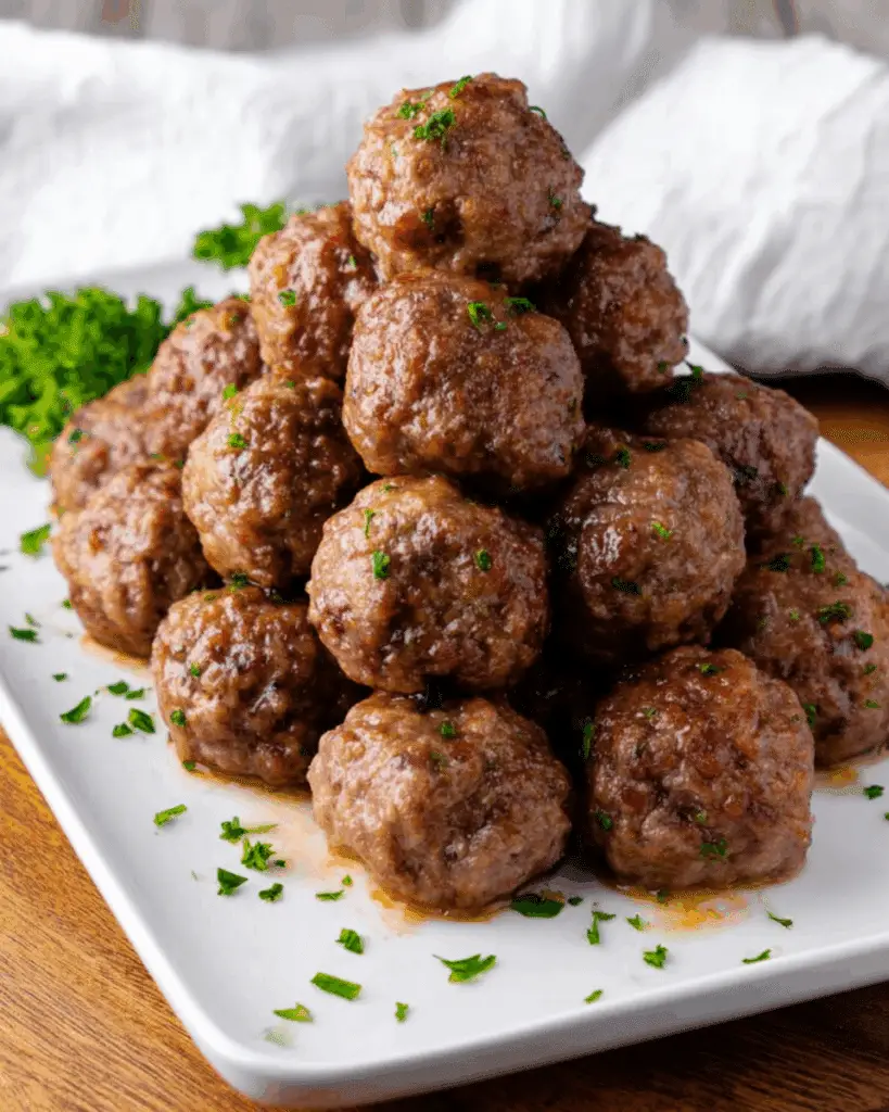 Best Italian Oven Baked Meatballs Recipe