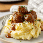 Slow Cooker Salisbury Steak Meatballs Recipe