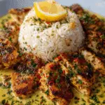 Chicken Scampi with Garlic Parmesan Rice Recipe