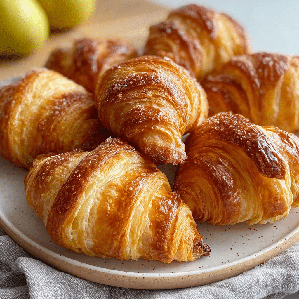 WARM AND FLAKY APPLE CINNAMON CROISSANTS EVERYONE WILL LOVE Recipe - Recipe Image