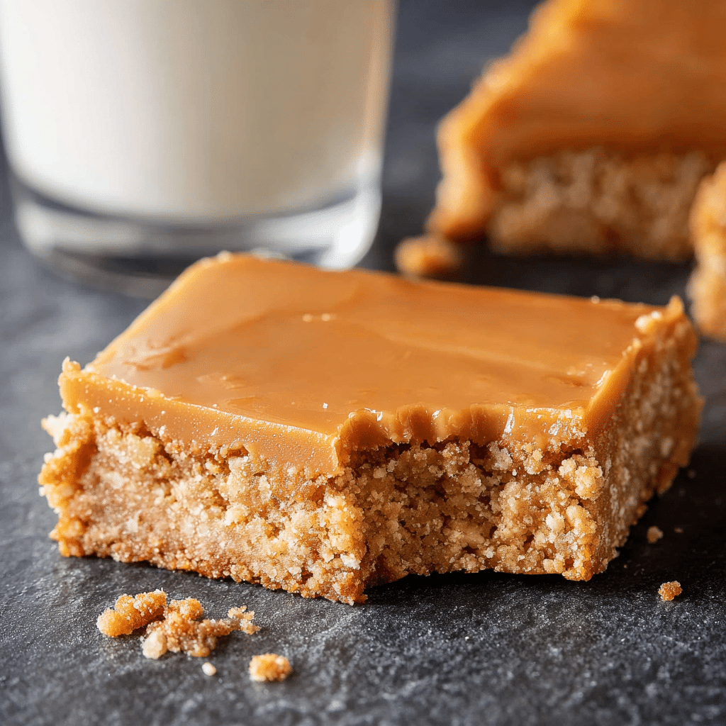 Peanut Butter Cookie Bars Recipe - Recipe Image