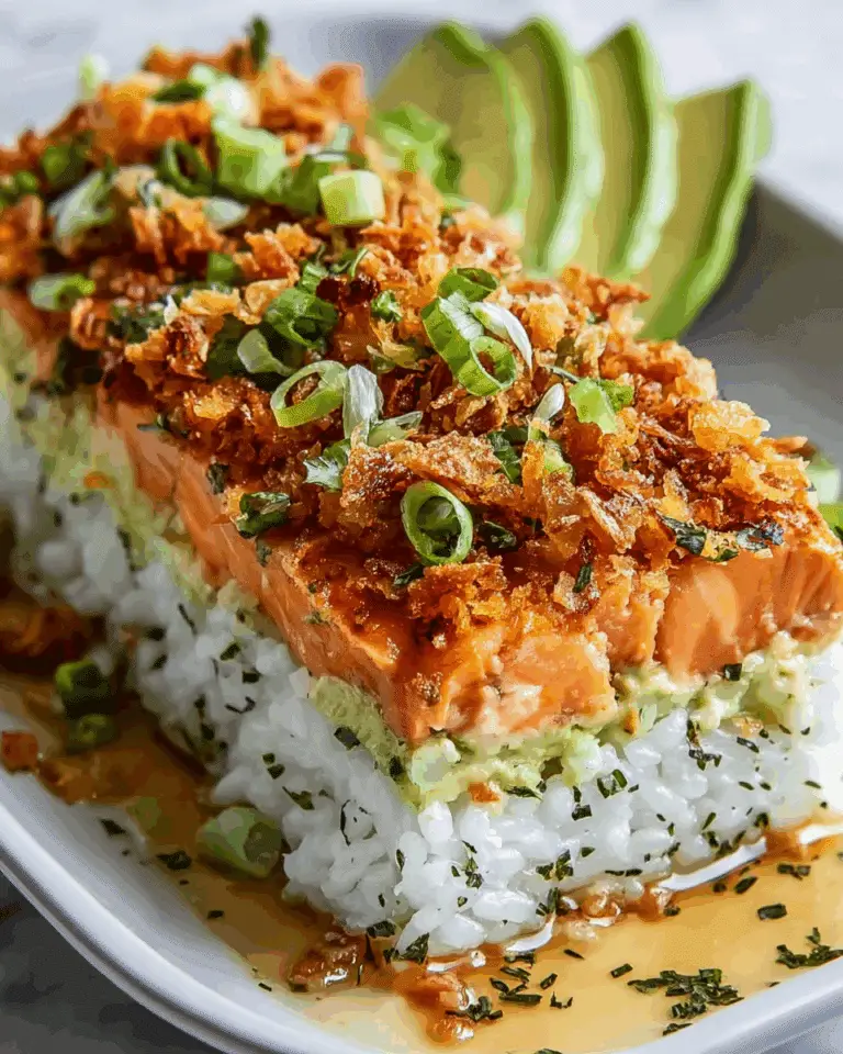 TERIYAKI SALMON SUSHI BAKE FOR TWO Recipe