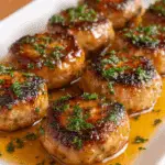 Garlic Parmesan Chicken Meatloaves Recipe