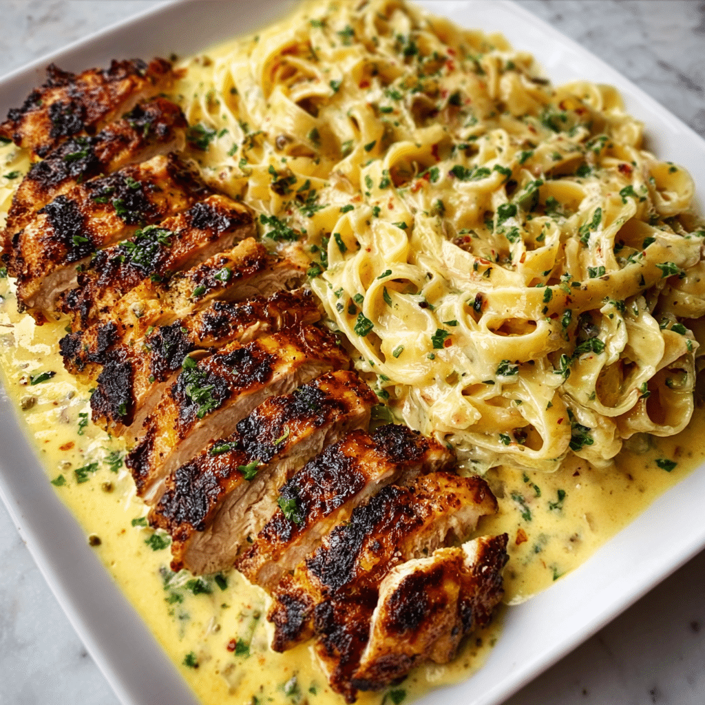 ken Spaghetti in Spicy Cajun Cream Sauce Recipe - Recipe Image