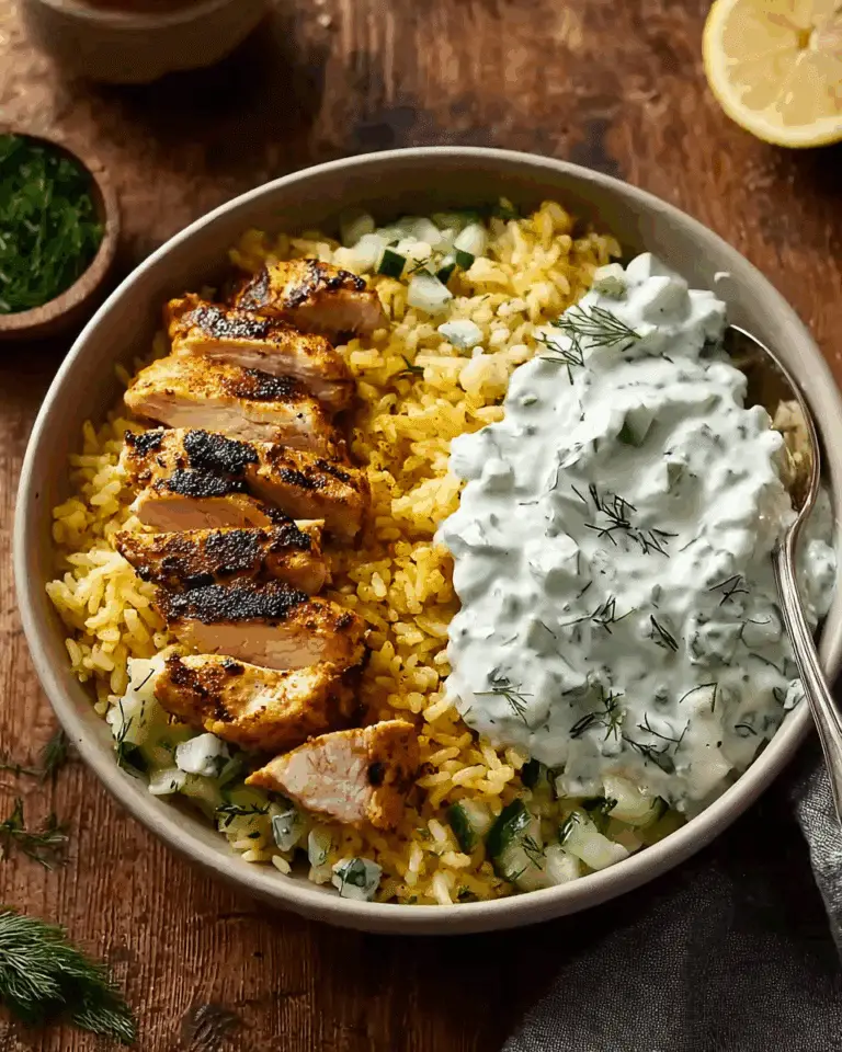 Dump-and-Bake Chicken Tzatziki Casserole Recipe