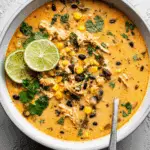 Easy Chicken, Poblano, and Black Bean Soup (Small Batch) Recipe