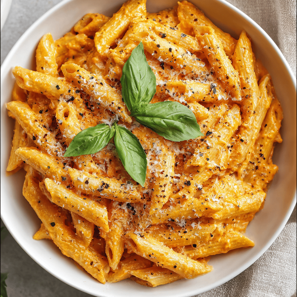 Easy One Pot Creamy Tomato Pasta Recipe - Recipe Image