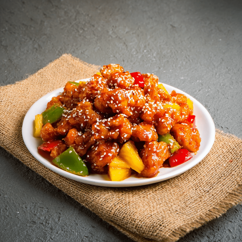 Crispy Sweet and Sour Chicken Recipe - Recipe Image