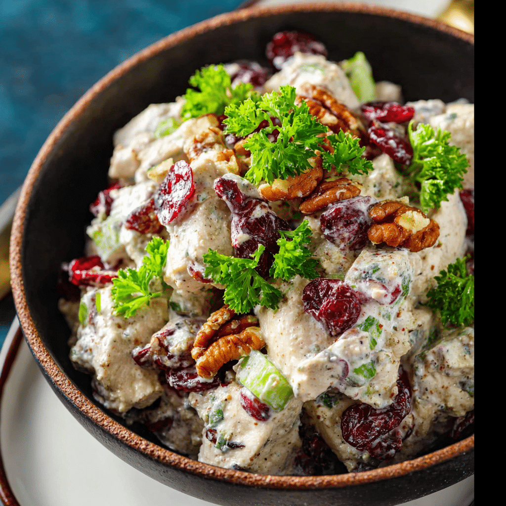 Cranberry Pecan Chicken Salad Recipe - Recipe Image