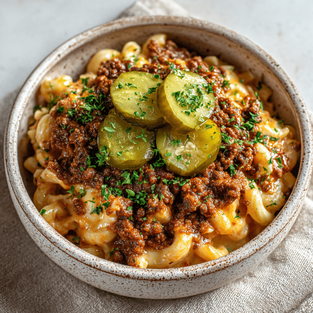One-Pot Cheeseburger Macaroni Recipe - Recipe Image