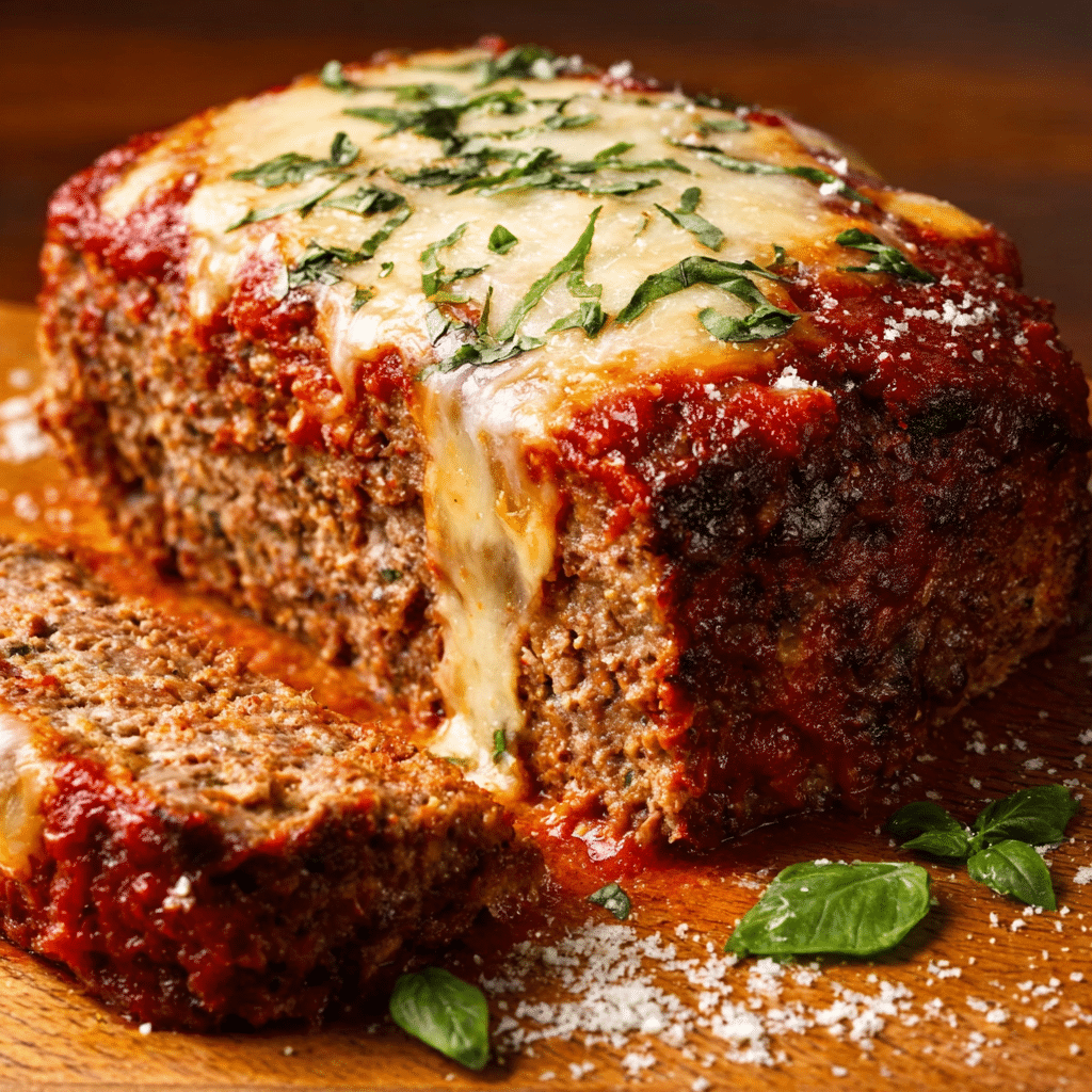 Stuffed Italian Meatloaf Recipe - Recipe Image