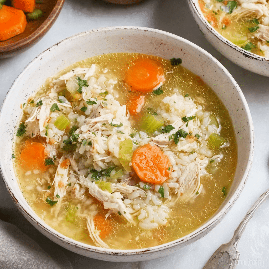Chicken and Rice Soup Recipe - Recipe Image