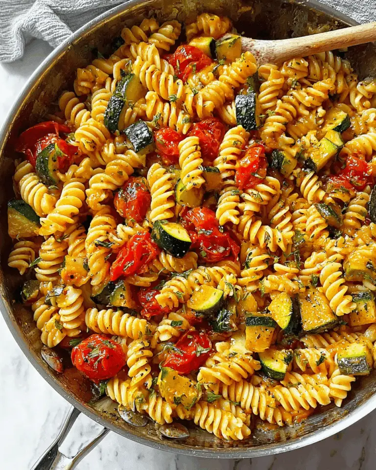 Best Weeknight Tomato Zucchini Pasta Recipe