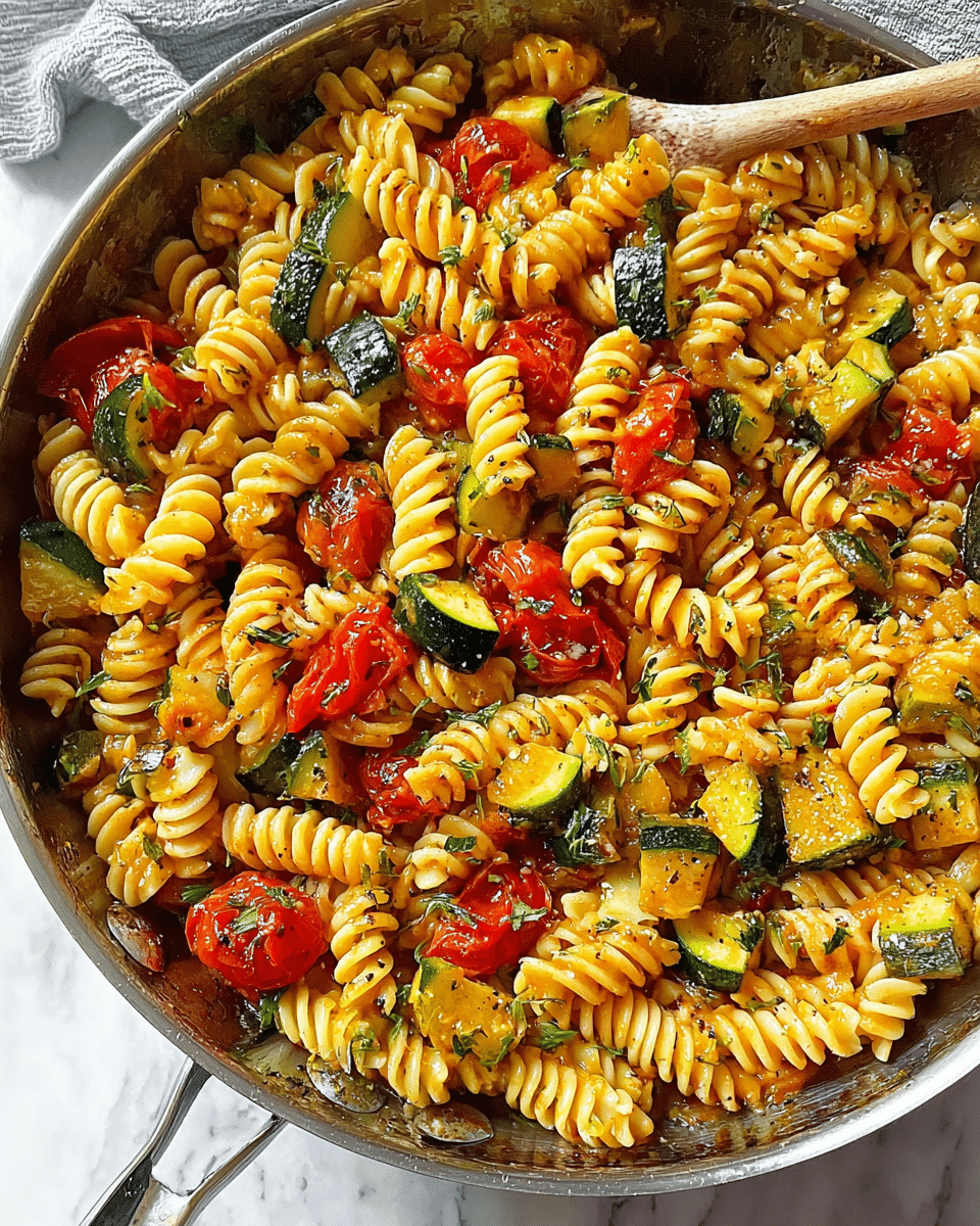 Best Weeknight Tomato Zucchini Pasta Recipe