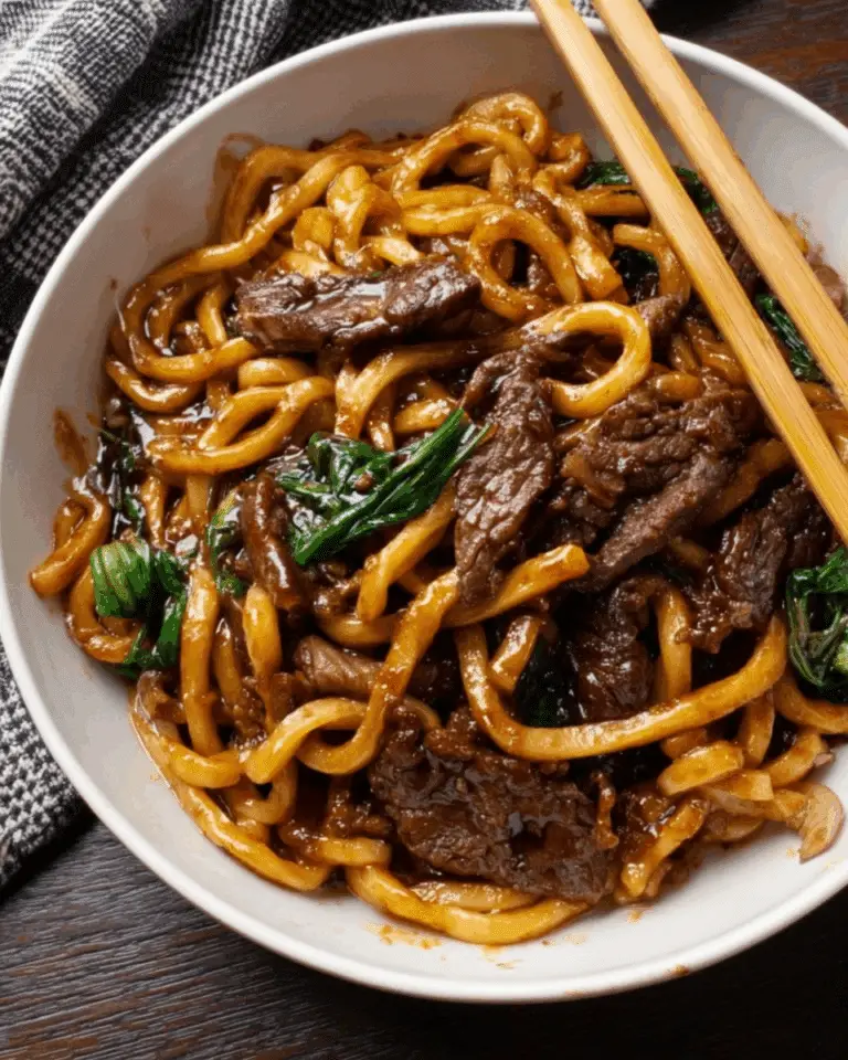 Quick and Flavorful Beef Black Pepper Udon Recipe