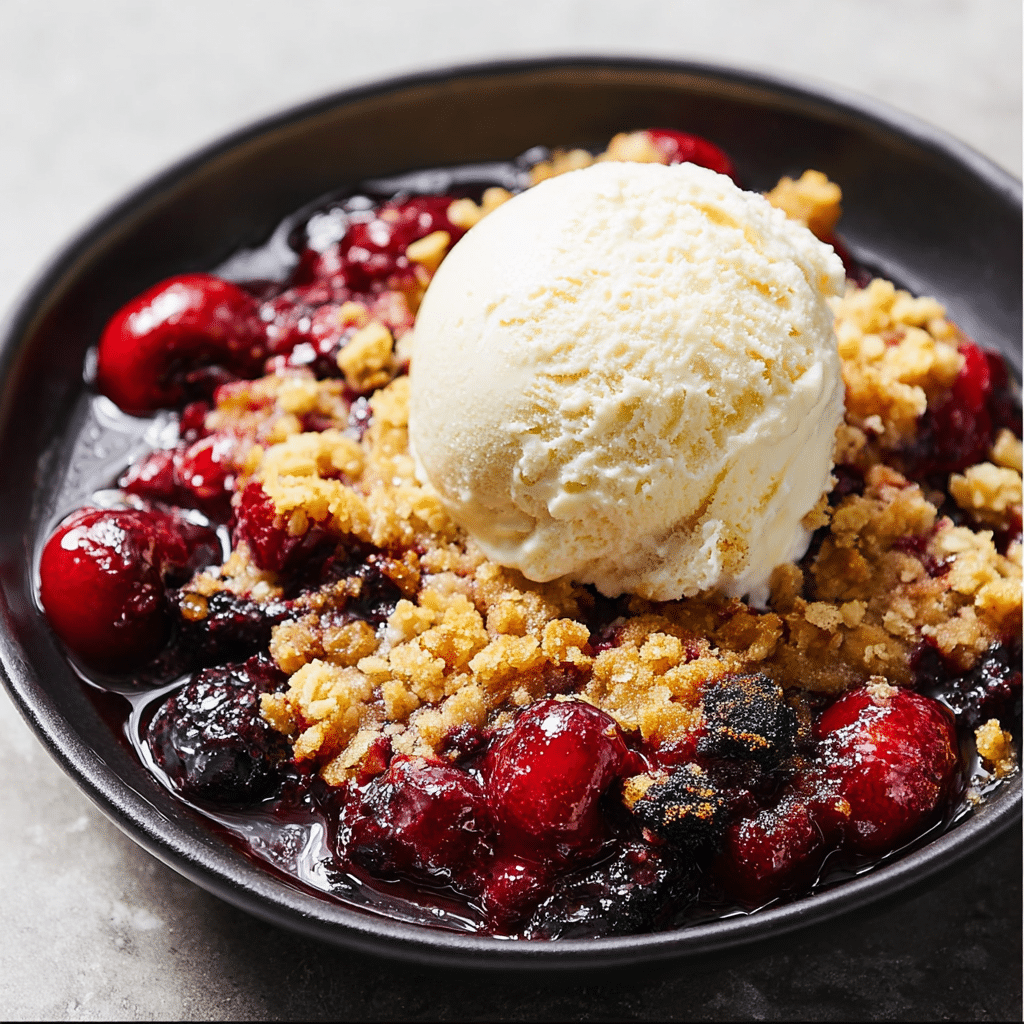 Cherry Berry Dump Cake Recipe - Recipe Image