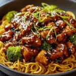 CHICKEN TERIYAKI NOODLES Recipe