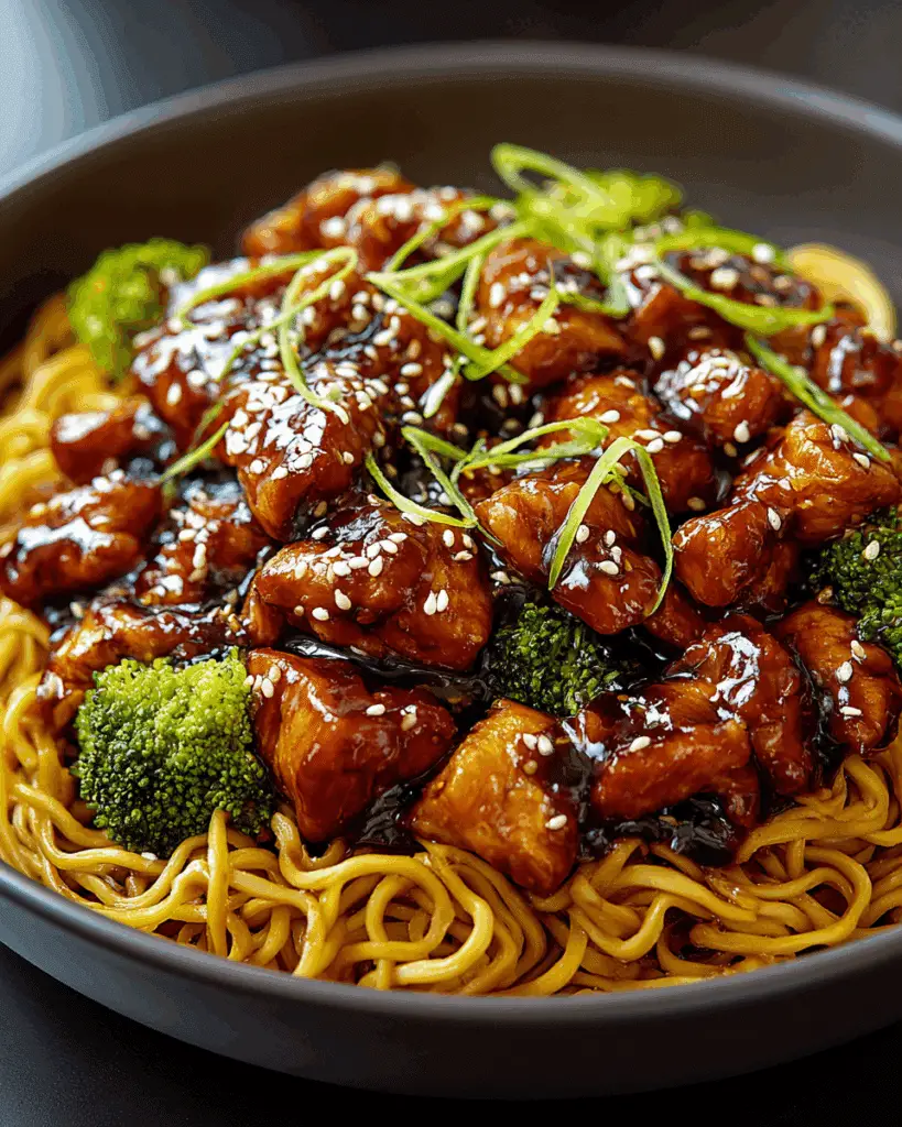 CHICKEN TERIYAKI NOODLES Recipe
