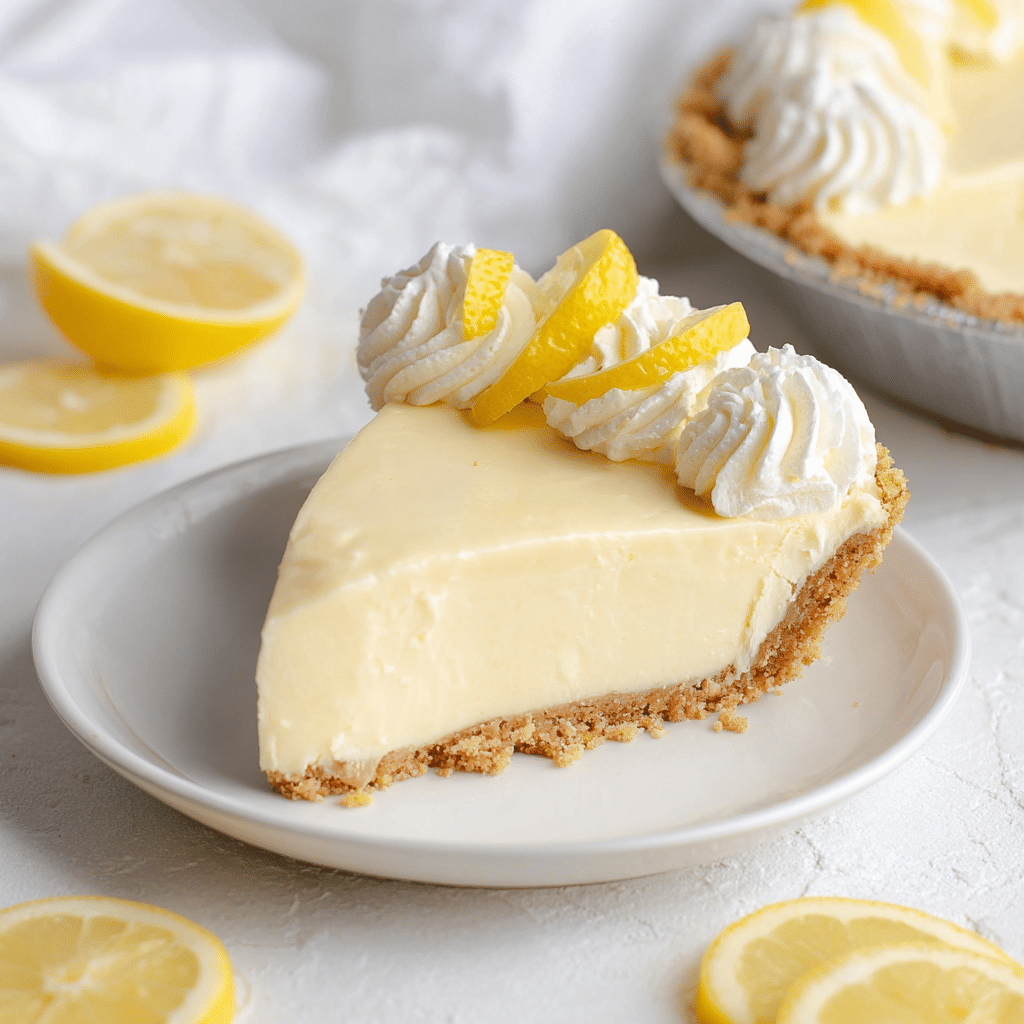 Cream Cheese Lemonade Pie Recipe - Recipe Image