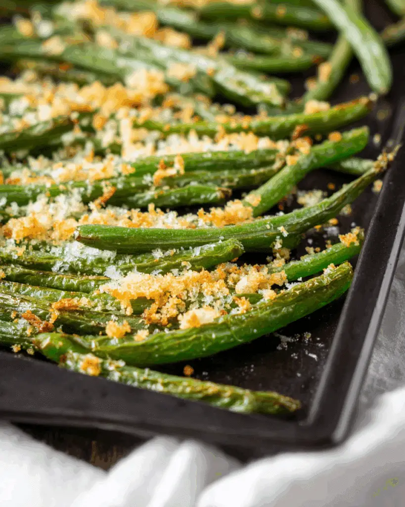 Roasted Parmesan Green Beans Recipe
