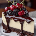 No-Bake Black Forest Cheesecake Recipe
