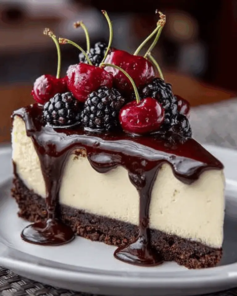 No-Bake Black Forest Cheesecake Recipe