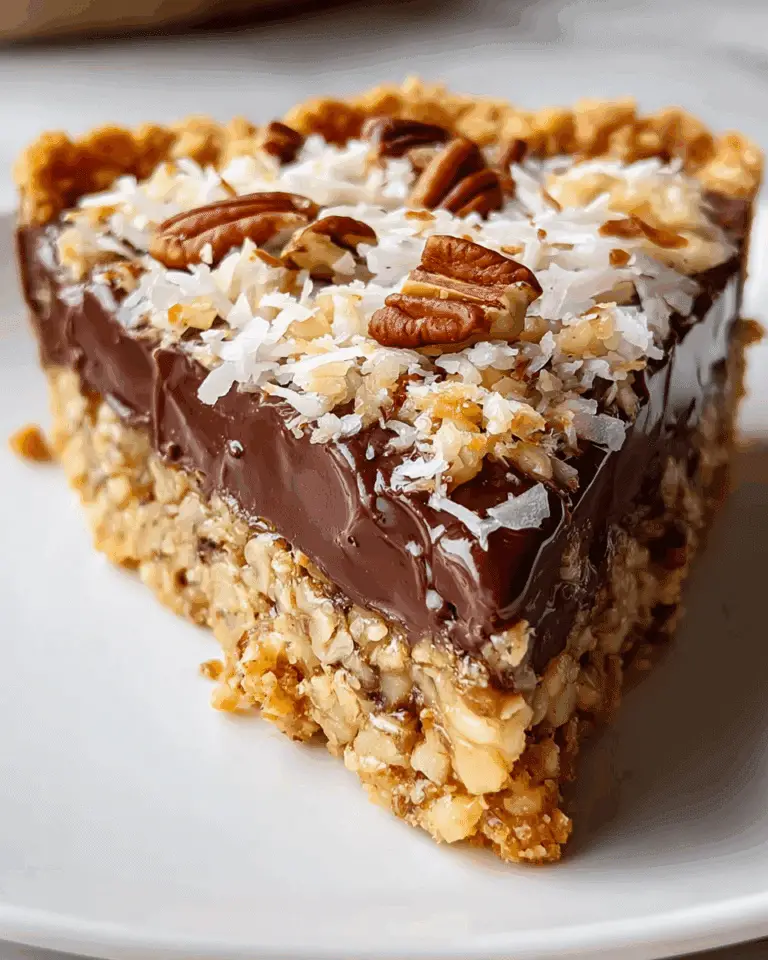 No-Bake German Chocolate Pie Recipe