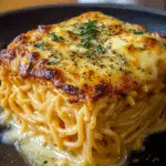 Baked Cream Cheese Spaghetti Casserole Recipe