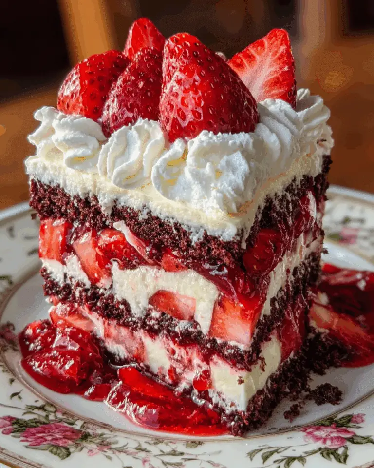 Strawberry Earthquake Cake Recipe