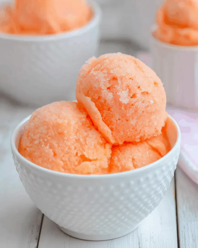 Orange Sherbet Recipe