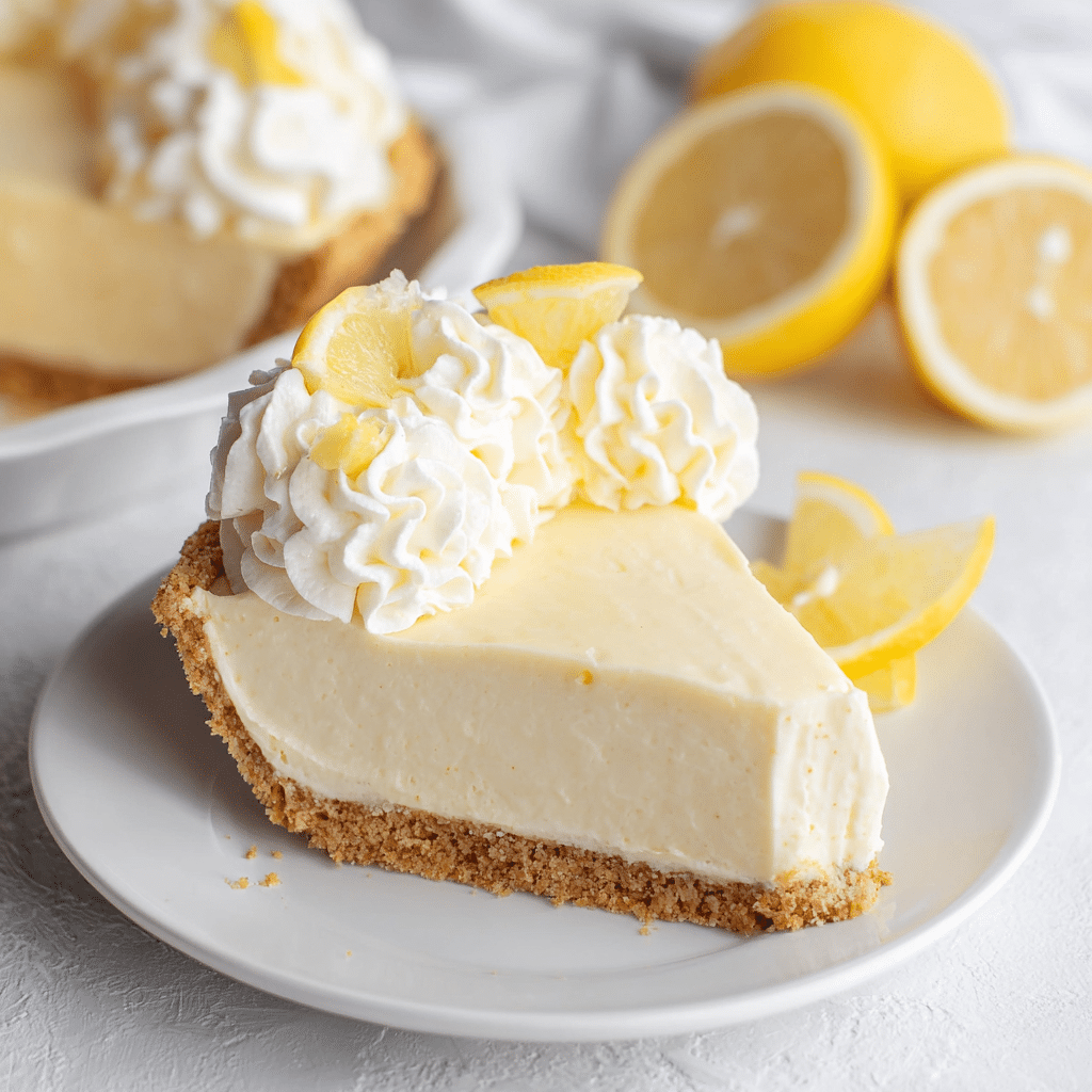 Cream Cheese Lemonade Pie Recipe - Recipe Image