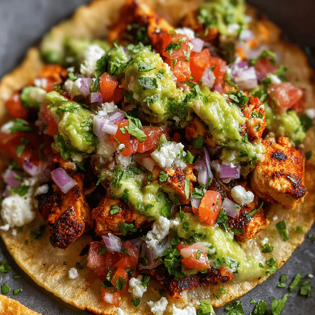 Easy Chicken Street Tacos Recipe - Recipe Image
