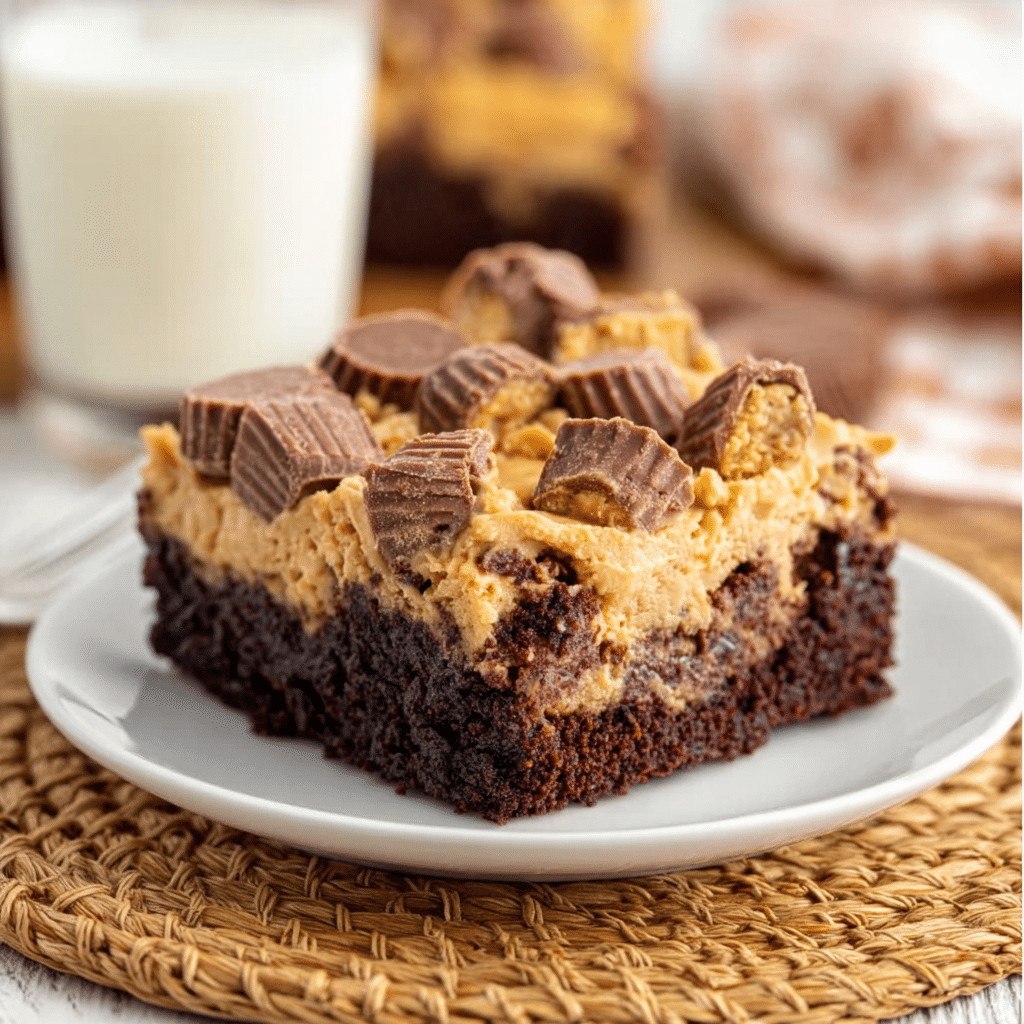 peanut butter cup dump cake delight Recipe - Recipe Image