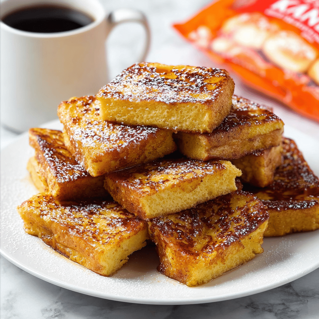 Hawaiian Roll French Toast Recipe - Recipe Image