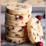 Cranberry Orange Shortbread Cookies Recipe