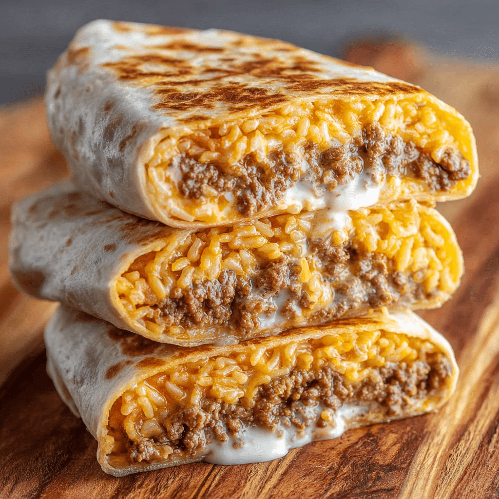 Taco Bell Quesarito Cheesy Recipe - Recipe Image