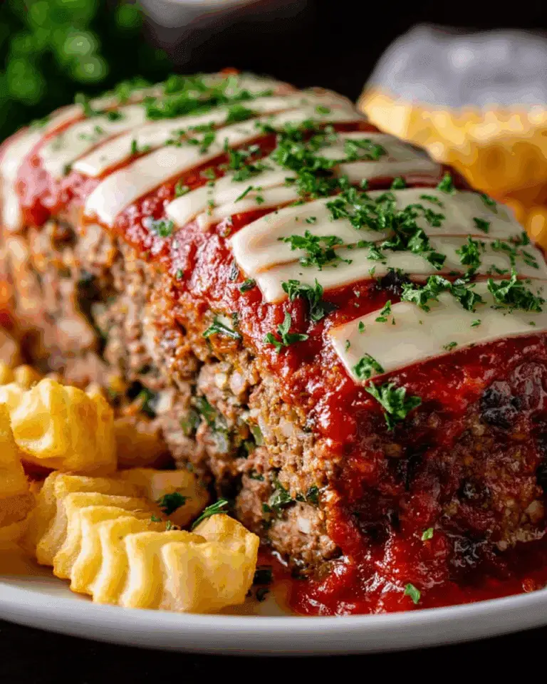 Stuffed Italian Meatloaf Recipe